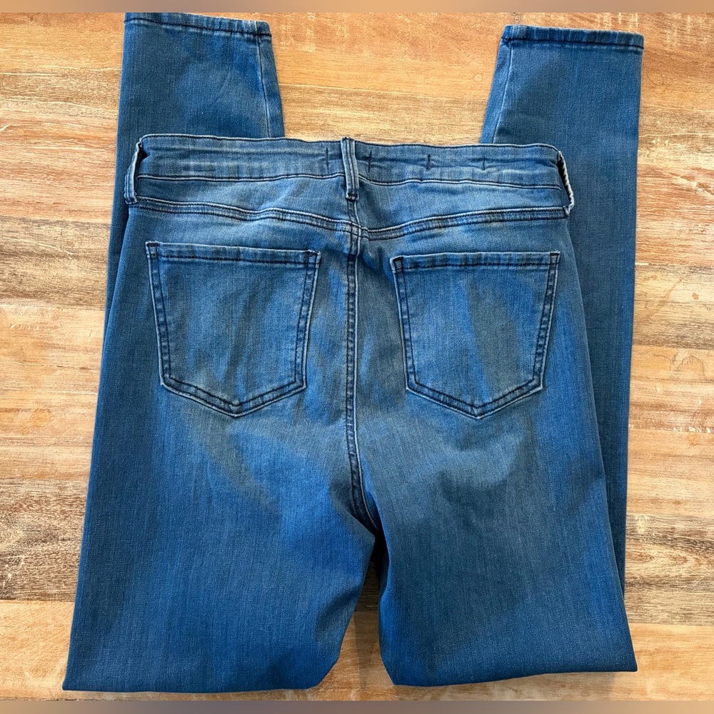 NYDJ Women's Ami Skinny Long Jeans in Amour Medium Blue Wash, Size 8 Long - Picture 9 of 16